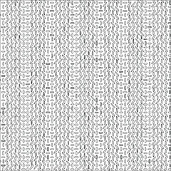 Background with repeating symmetric uneven black and white elements. Abstract material for fabric. 