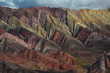 The Cerro de los 14 Colores, or Fourteen Coloured Mountain, Serranía de Hornocal, Jujuy, Argentina	
