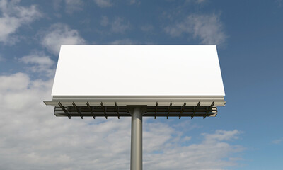 Billboard Sign 3D Rendered Illustration