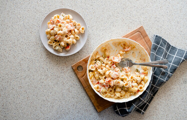 pasta with tomatoes and feta cheese