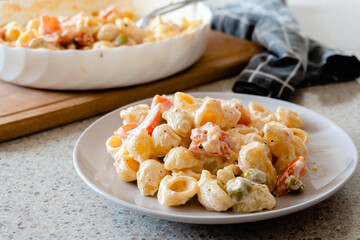 pasta with tomatoes and feta cheese