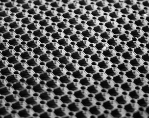 The texture of the rubber mat. Close up
