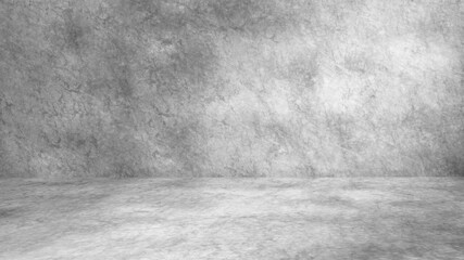 Concrete wall white color for background Old grunge textures with scratches and cracks White painted cement wall texture.