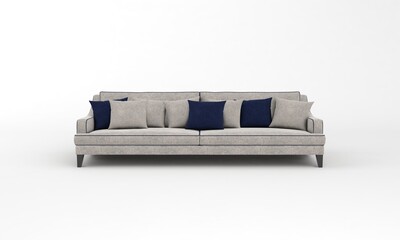 Sofa View furniture 3D Rendering