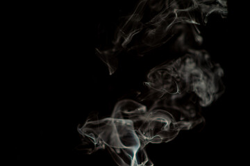 smoke black background