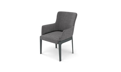 Chair Side View furniture 3D Rendering