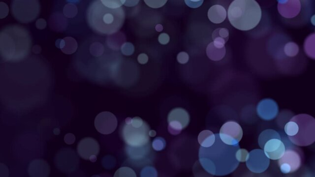 floating particles logo text space animation
