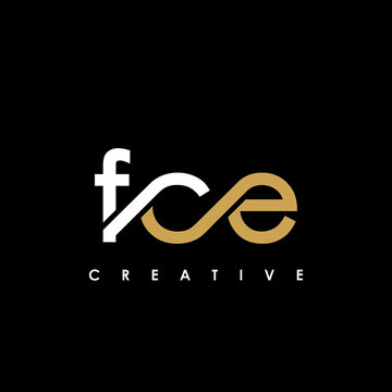 FCE Letter Initial Logo Design Template Vector Illustration