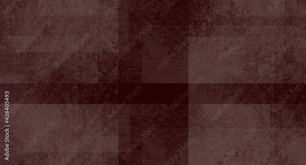Poster abstract brown background with grunge effect and geometric pattern