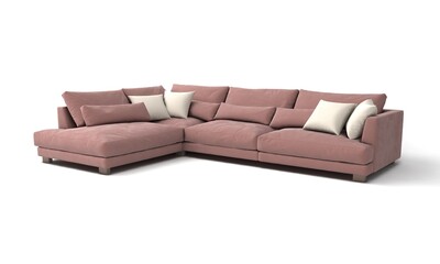 Sofa View furniture 3D Rendering © Microstocke
