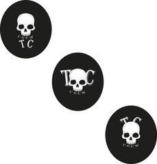 Vector icon of skull.death logo