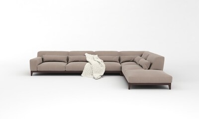 Sofa View furniture 3D Rendering