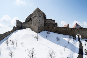 Rupea Citadel, one of the oldest archaeological sites in Romania.