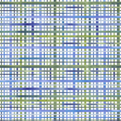 Blue-green check pattern