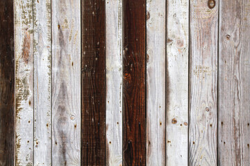 Old distressed wooden planks wall
