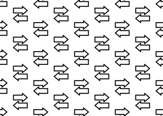 Linear arrows Seamless pattern. For packaging design.