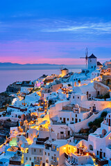 Famous greek tourist destination Oia, Greece