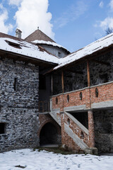 Sukosd Bethlen castle, medieval construction, Racos village, Brasov, Romania.