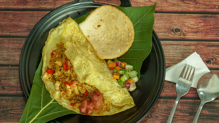 Indonesia terrace fried rice 