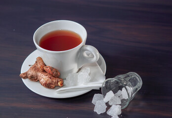 a hot ginger drink