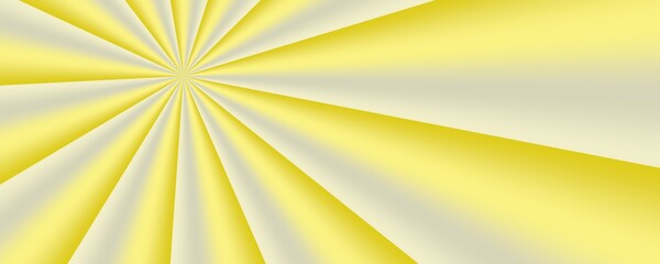 Fototapeta premium Sunrise or sunny background with color sun rays shining through clouds in streaks of light, abstract easter sunrise. Abstract illustration of a hippie in striped radial sunlight.