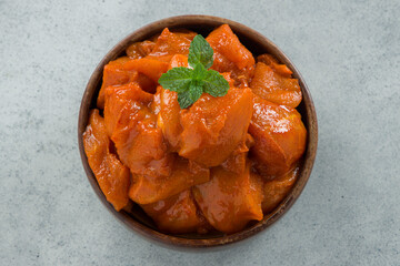 Raw marinated chicken