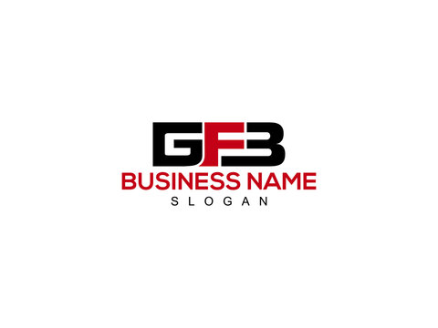 GFB Logo Letter Vector For Business