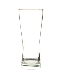 empty glass isolated on white