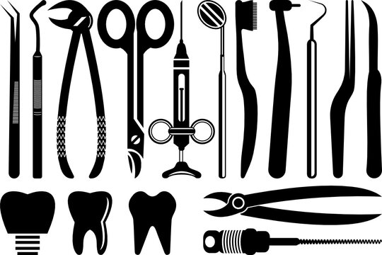Dental Tools Clipart Изображения: просматривайте стоковые фотографии,  векторные изображения и видео в количестве 1,908 | Adobe Stock