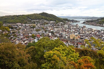 Cityscape of Onomichi, Japan