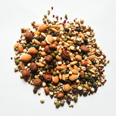 beans, navathaniyam on white background
