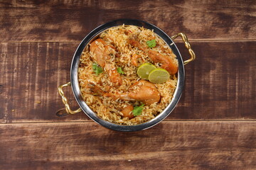 Dum chicken biriyani