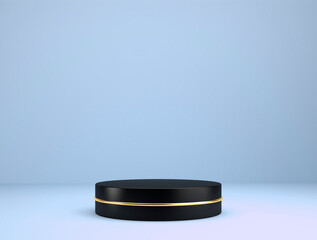 abstract template as presentation stage in front of background - 3D Illustration