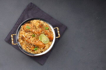 Dum chicken biriyani