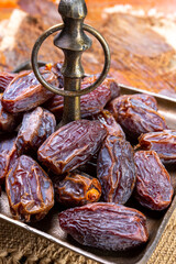 Dried sweet sugar free dates medjoul fruits from Israel