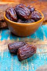 Dried sweet sugar free dates medjoul fruits from Israel