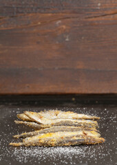 fried fish, sardines