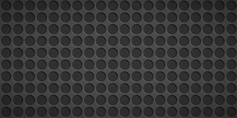 Abstract background with circle holes in gray colors