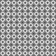 geometric monochrome seamless pattern .vector illustration black and white