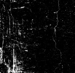 Scratched and Cracked Grunge Urban Background Texture Vector. Dust Overlay Distress Grainy Grungy Effect. Distressed Backdrop Vector Illustration. Isolated Black on White Background. EPS 10.