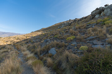 mountainous landscape of Sierra Nevada