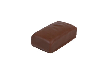Chocolate candy isolated on white background