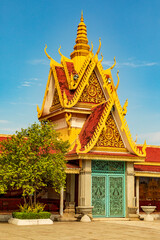 Fototapeta premium Cambodia Silver complex Pagoda, Phnom Penh
