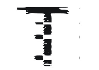 Glitch Glitched Damaged Symbol Letter Number