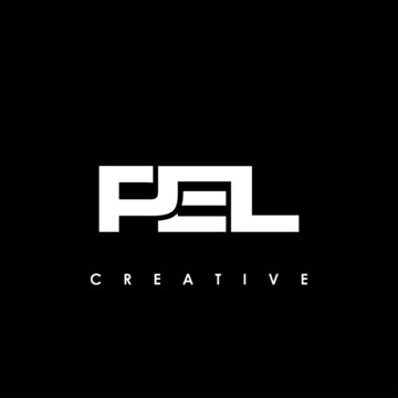 PEL Letter Initial Logo Design Template Vector Illustration