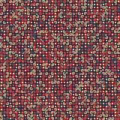 Fototapeta premium Abstract Geometric Pattern generative computational art illustration