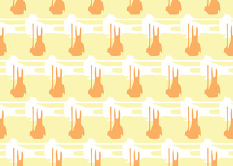 Vector texture background, seamless pattern. Hand drawn, yellow, orange, white colors.