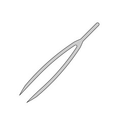 Medical tweezers icon. Medicine and health. Anatomical tweezers