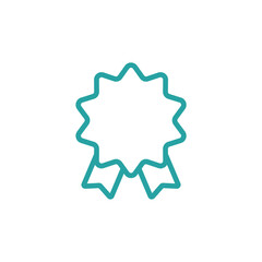 award and medal line icon