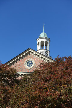 Steeple Rises Above the Trees in Chapel Hill, North Carolina